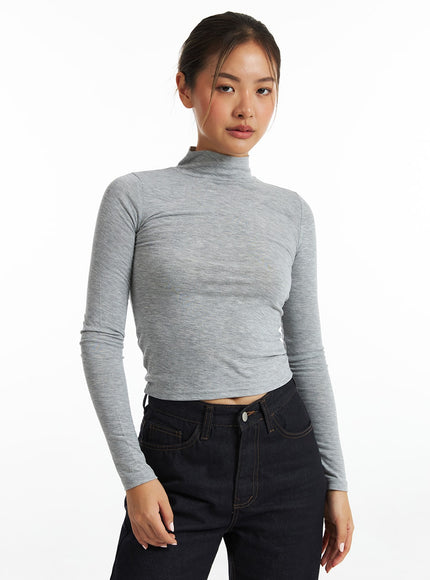 essential-elevated-turtleneck-co318 / Gray