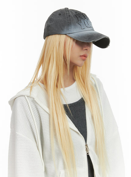 patched-gradient-cotton-cap-co414 / Gray