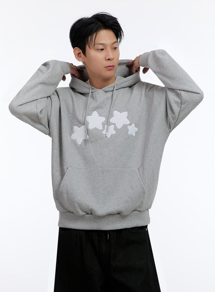 mens-graphic-hoodie-io428 / Gray