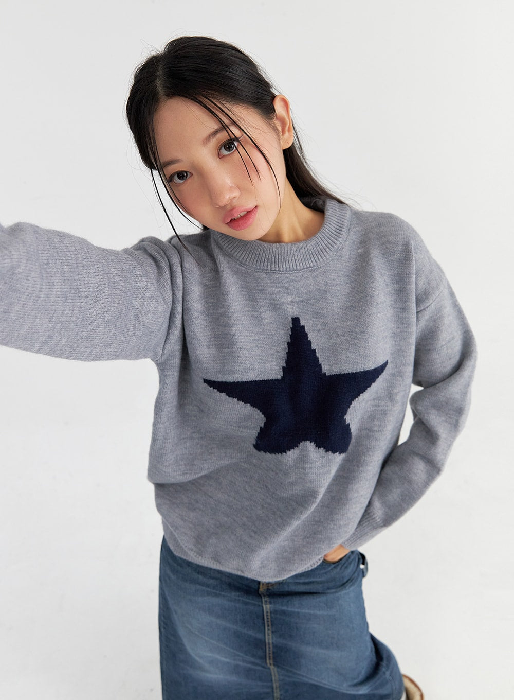 Star Graphic Sweater CO325