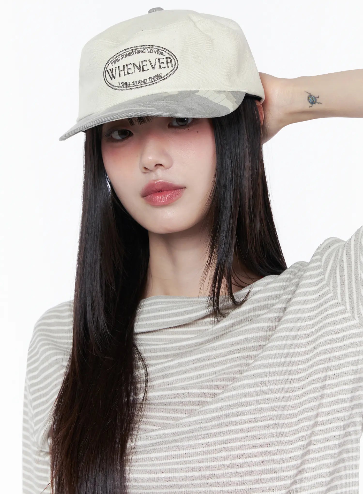 embroidered-camouflage-cap-cu519 / Gray