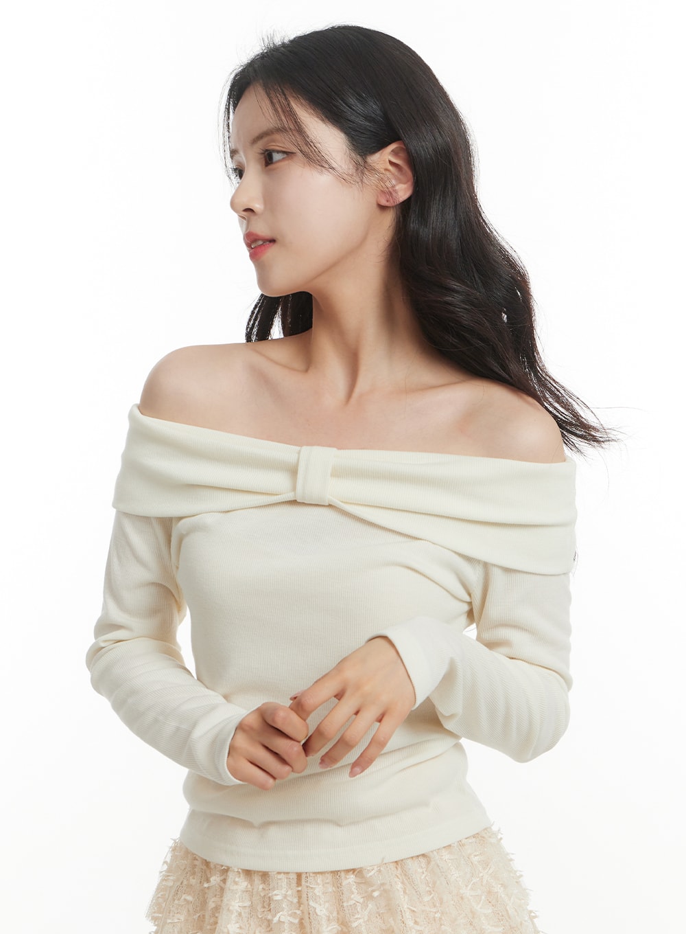 Korean off shoulder tops online