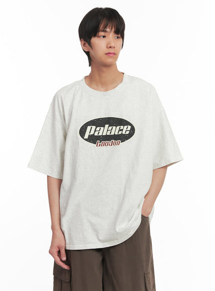 mens-urban-graphic-oversize-t-shirt-ia510 / Light beige