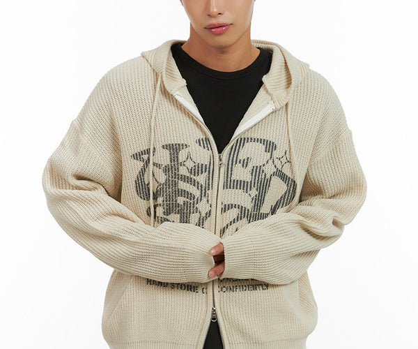 Men's Street Style Hoodie Knit  IS419