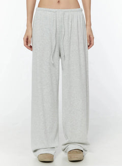 relaxed-fit-lounge-pants-iu522 / Light beige