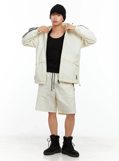 mens-lightweight-windbreaker-jacket-il516 / Light beige