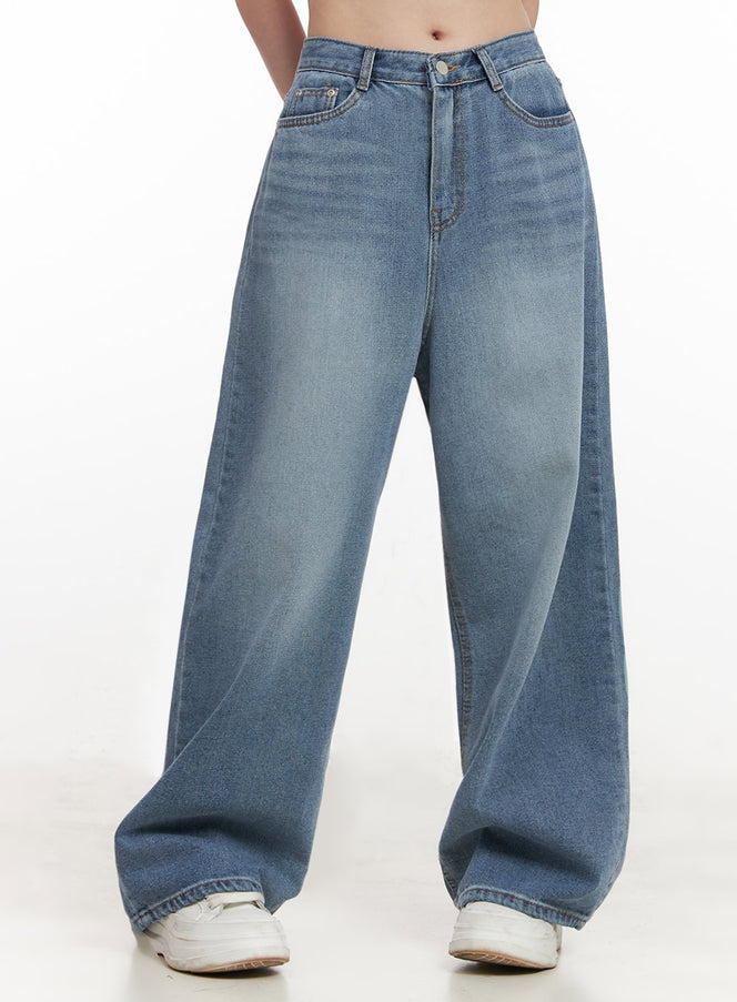 lily-relaxed-fit-baggy-jeans-ij527 / Light blue