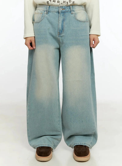 mens-light-washed-side-point-jeans-in525 / Light blue