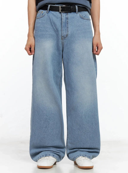 mens-light-wash-relaxed-jeans-il516 / Light blue