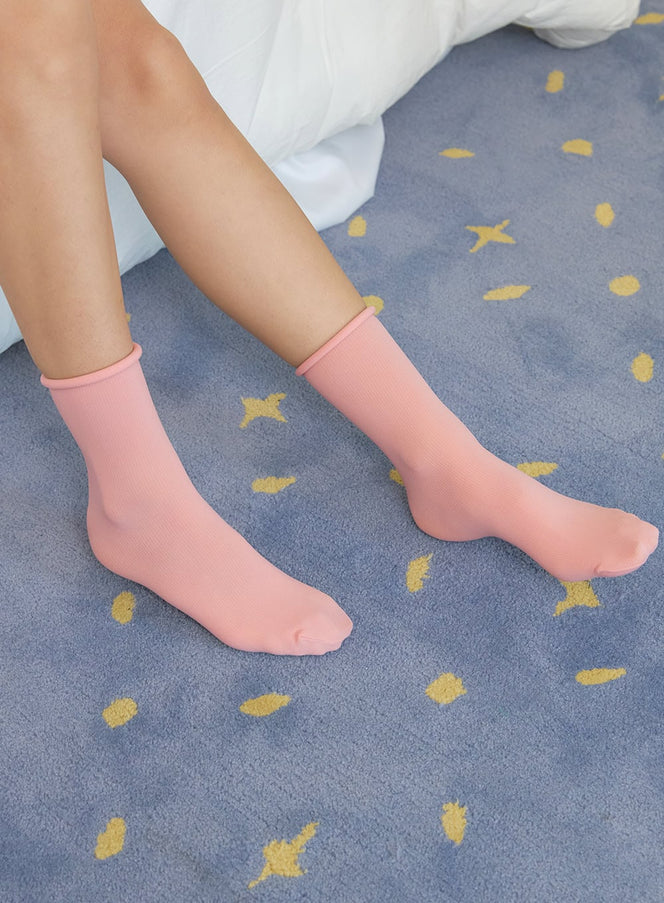 sheer-socks-oy424 / Pink