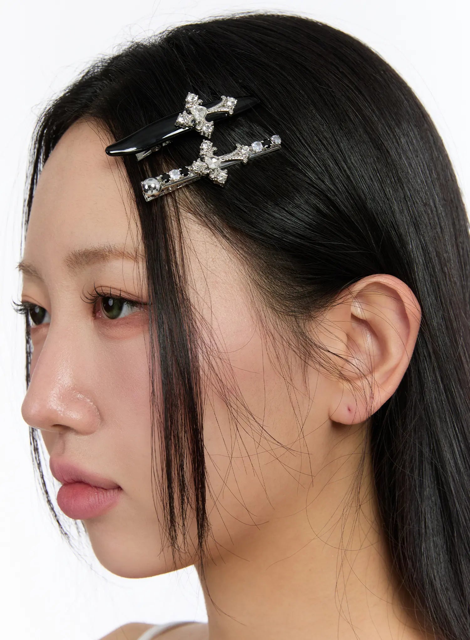 cross-hair-clip-if526 / Silver