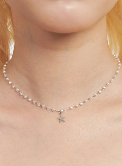 halcyon-star-like-necklace-if527 / Silver