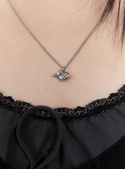 oceanic-charm-necklace-co517 / Silver