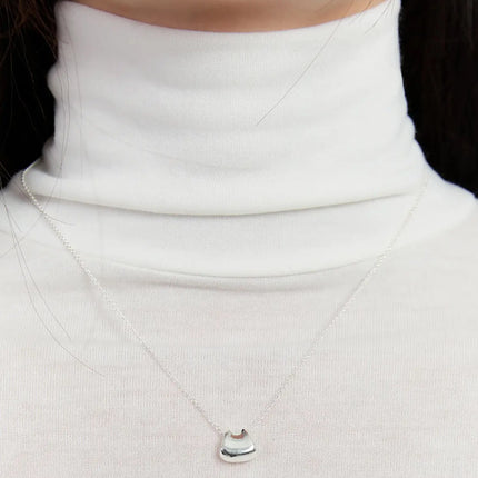minimalist-pendant-necklace-id526 / Silver