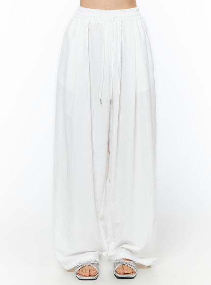 wide-leg-jogger-pants-iu519 / White