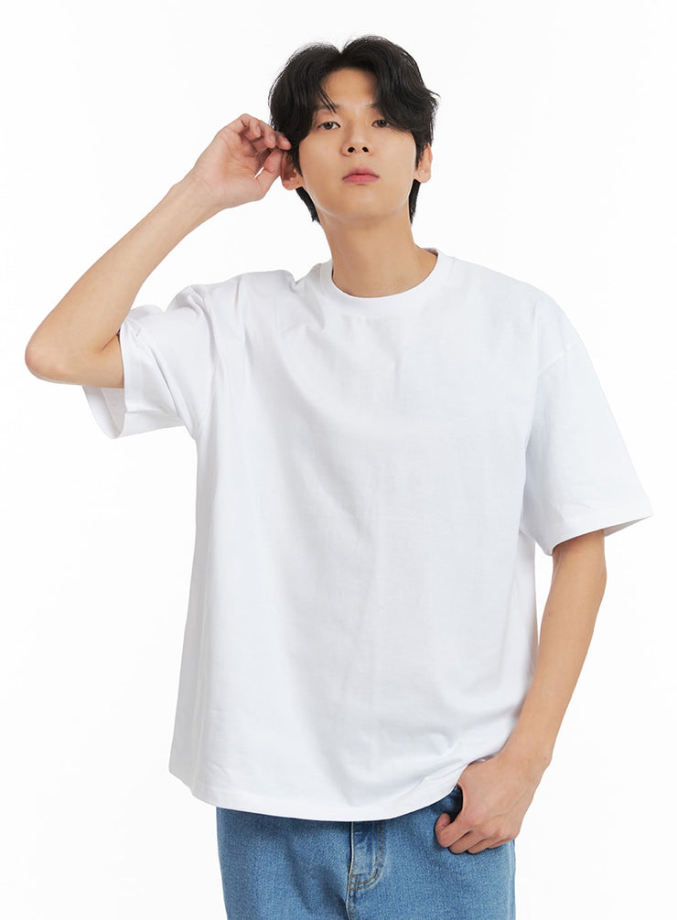 mens-basic-tee-ia401 / White