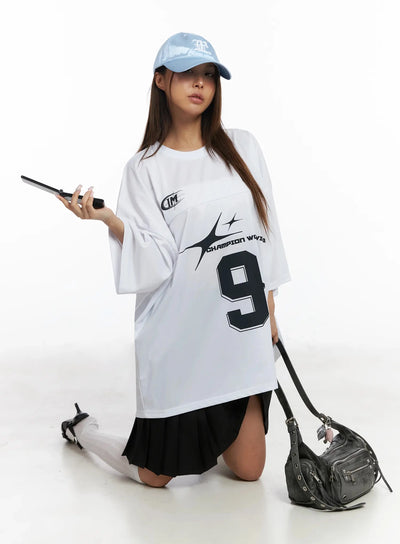 oversized-jersey-tee-iy504 / White