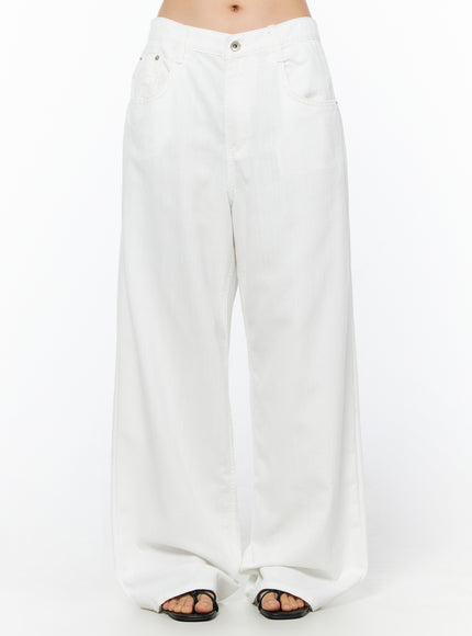 wide-leg-cotton-pants-iu516 / White