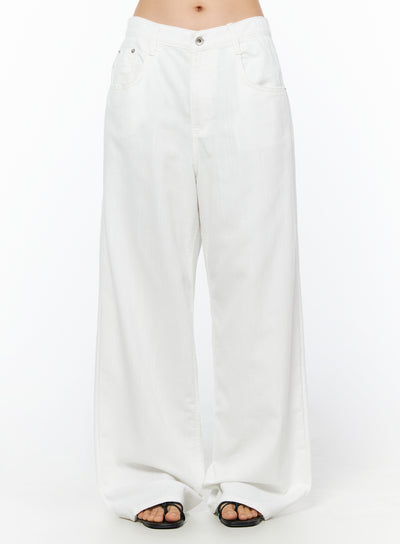 wide-leg-cotton-pants-iu516 / White
