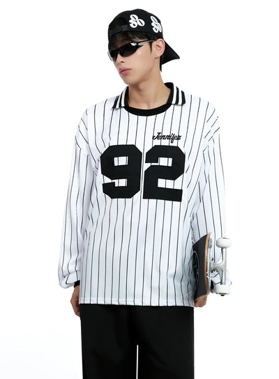 mens-striped-jersey-ig520 / White