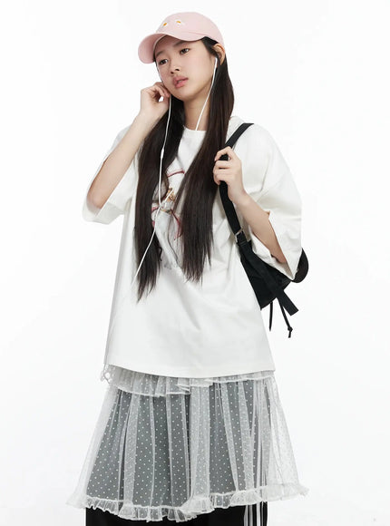 angel-graphic-oversized-t-shirt-im506 / White