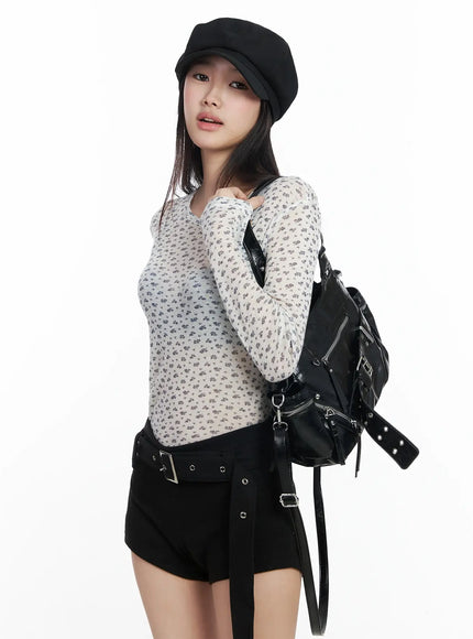 floral-sheer-long-sleeve-top-im502 / White