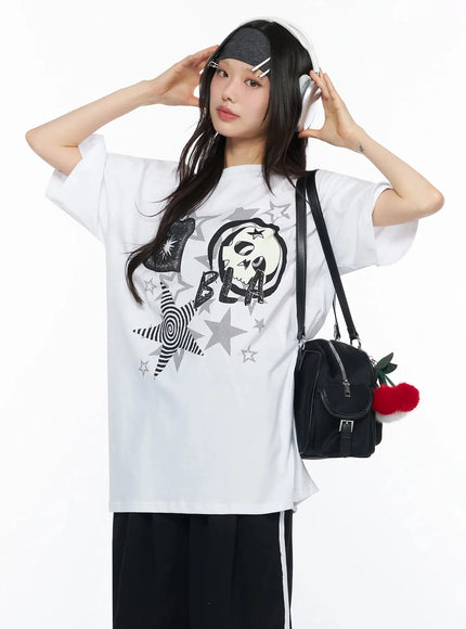 urban-star-graphic-oversized-t-shirt-iy525 / White