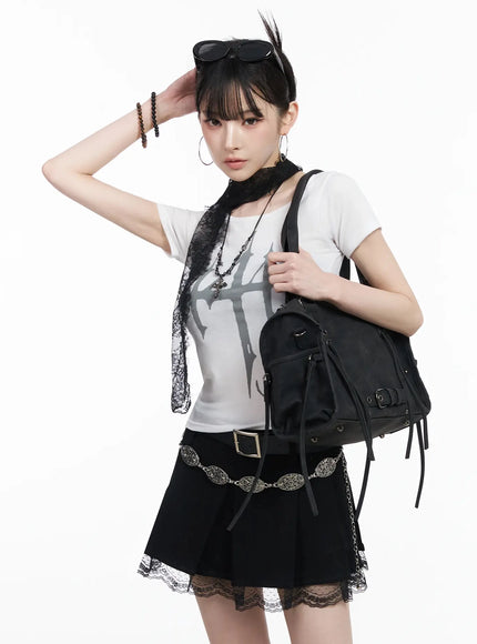 graphic-numbered-tee-iu512 / White