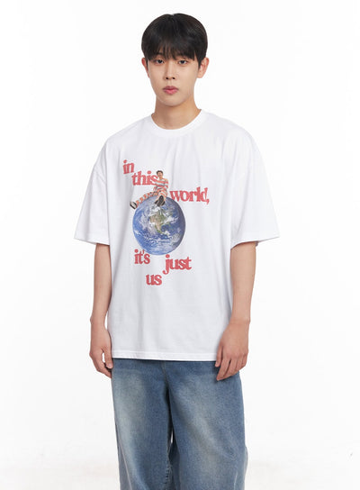 mens-graphic-planet-t-shirt-iy520 / White