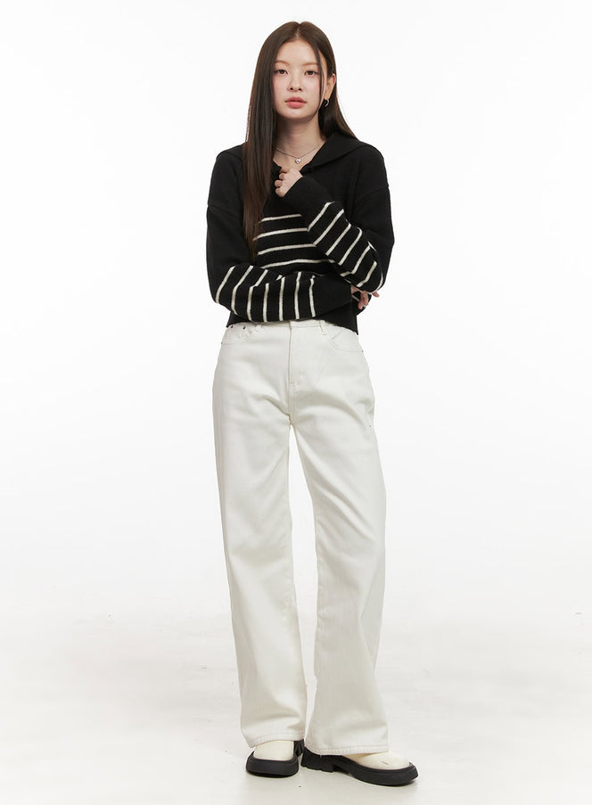 solid-comfy-wide-leg-pants-od412 / White