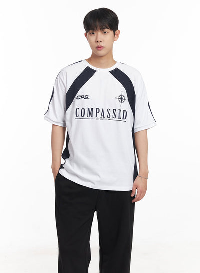 mens-two-tone-t-shirt-ia529 / White