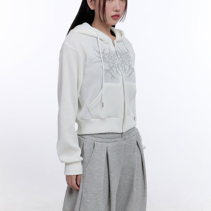 casual-graphic-zip-up-hooded-jacket-cj509 / White