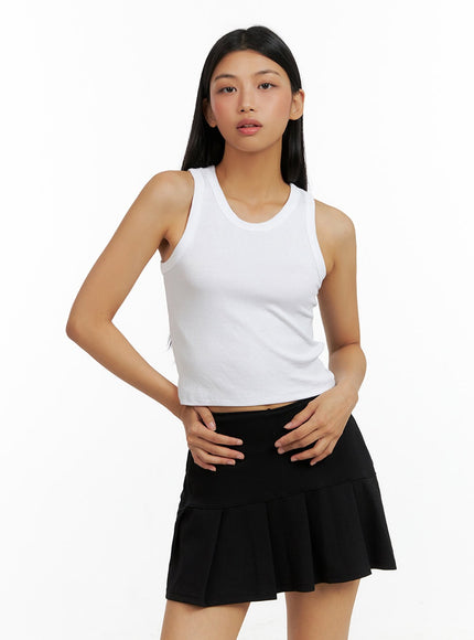 basic-solid-tank-top-il419 / White