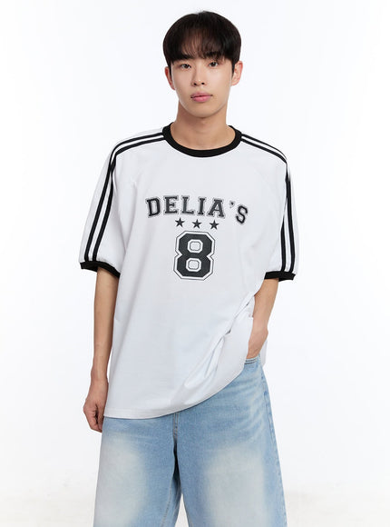men-s-sporty-raglan-track-t-shirt-iy529 / White