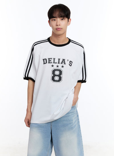 men-s-sporty-raglan-track-t-shirt-iy529 / White