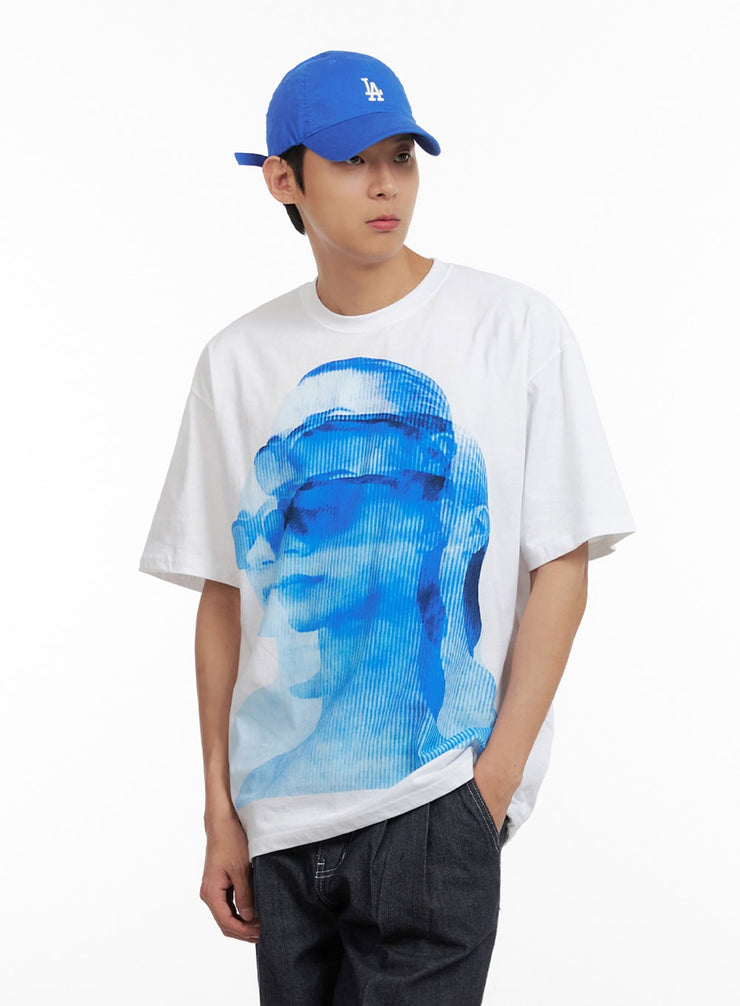 mens-graphic-oversize-tee-il404 / White