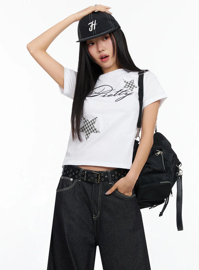 star-graphic-t-shirt-ca513 / White