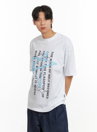 mens-cotton-comfort-graphic-t-shirt-iy431 / White