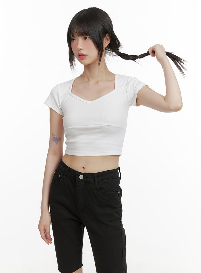 cotton-blossom-crop-top-cy414 / White