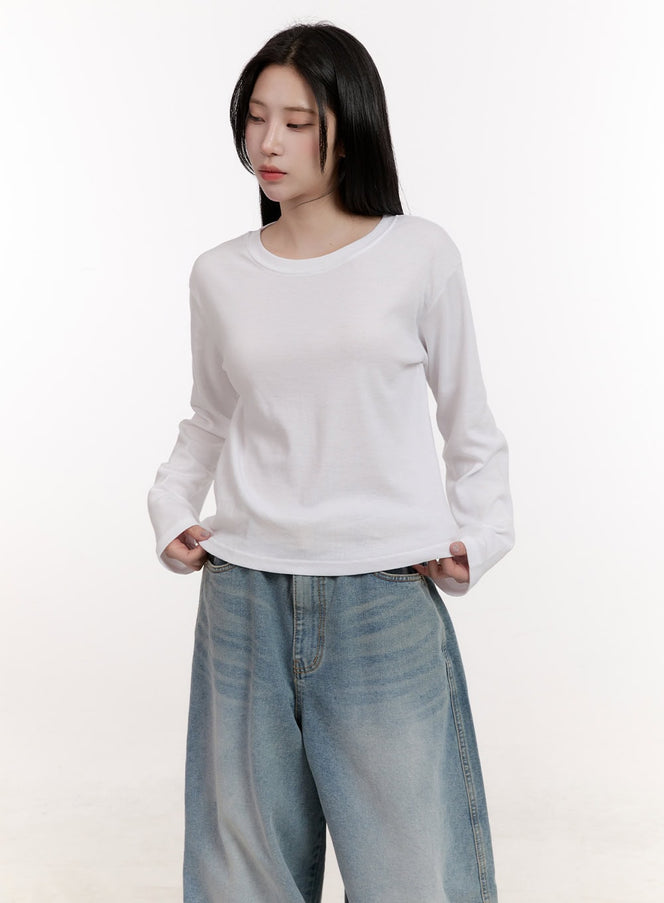 essential-long-sleeve-t-shirt-cj529 / White