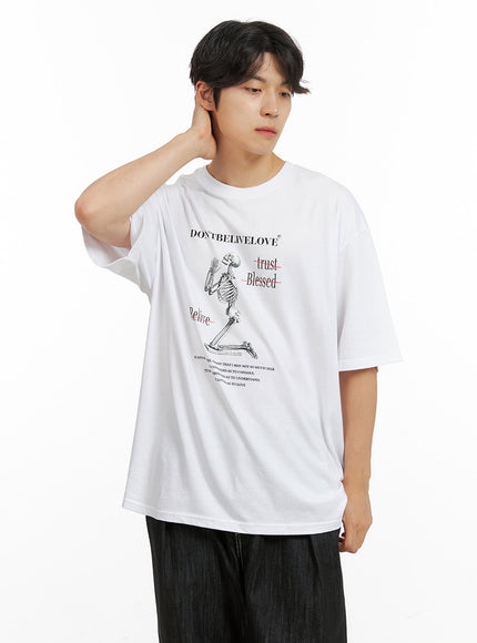 mens-loose-fit-t-shirt-ig409 / White