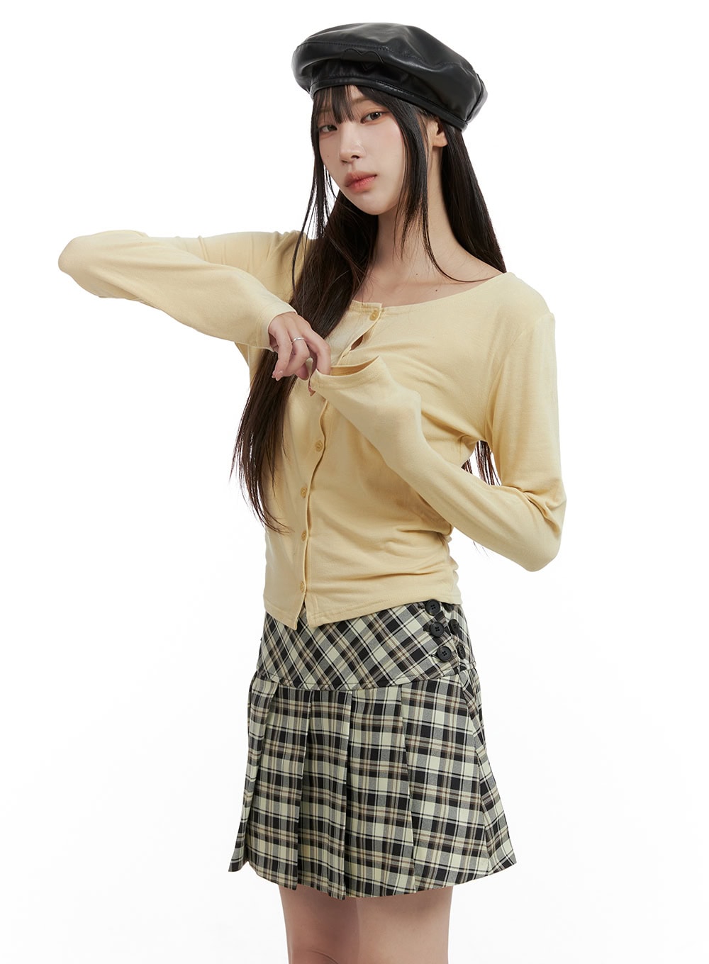 soft-cotton-cardigan-cl425 / Yellow