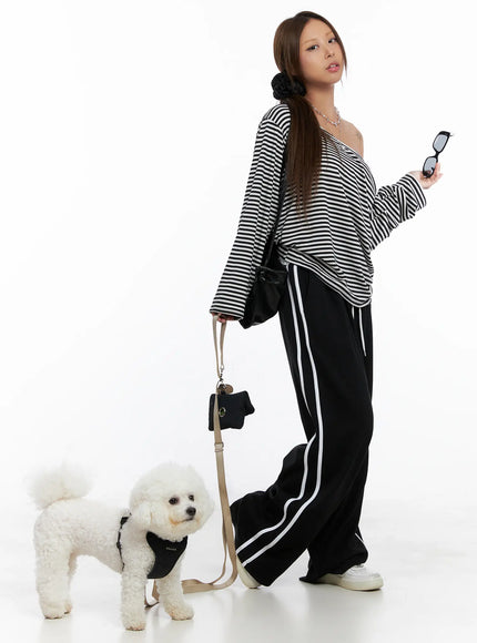 striped-contrast-wide-leg-sweatpants-cs524