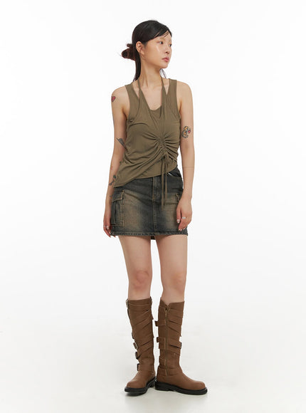 washed-denim-cargo-mini-skirt-iy410