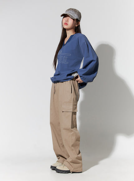 wide-leg-cargo-pants-co414 / Beige