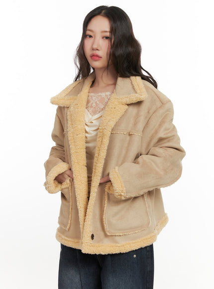 reversible-mustang-jacket-cn426 / Beige