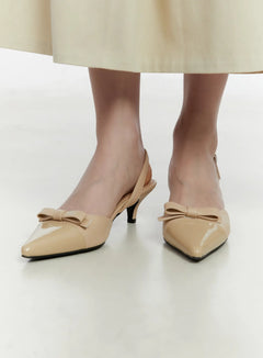 elegant-pointed-stiletto-heels-f502 / Beige