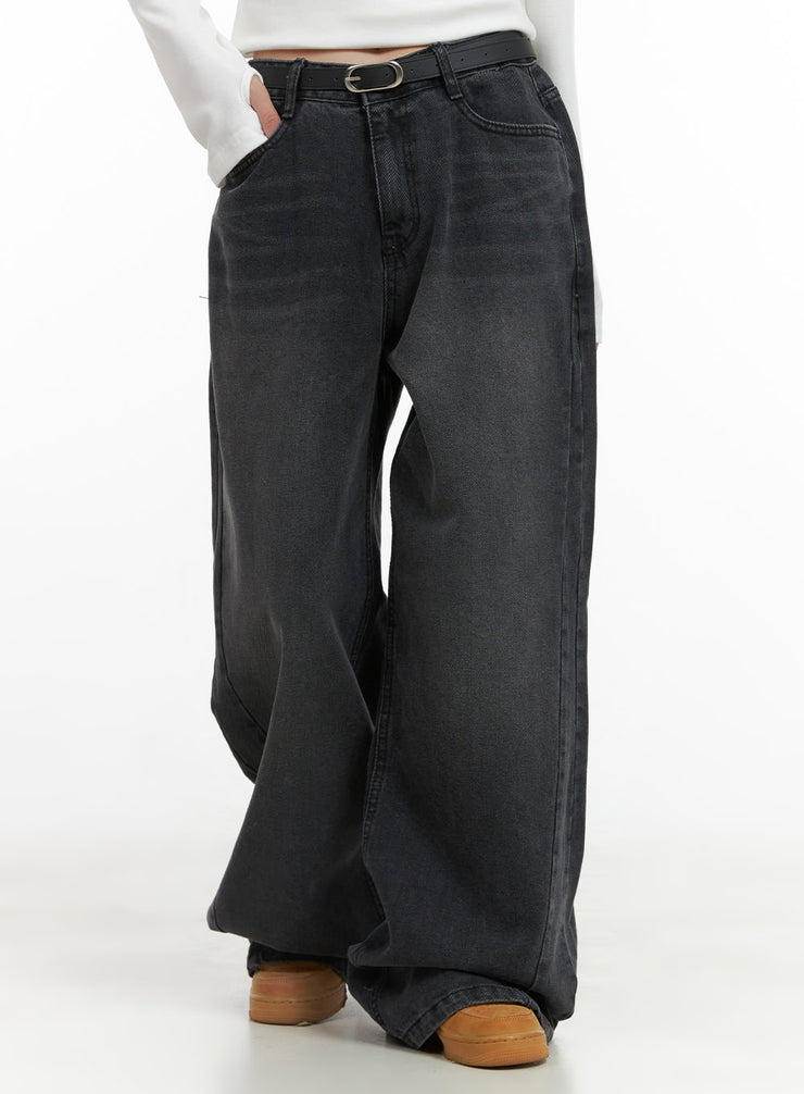 nola-baggy-jeans-cg421 / Black