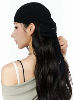 two-way-studded-bandana-cu511 / Black