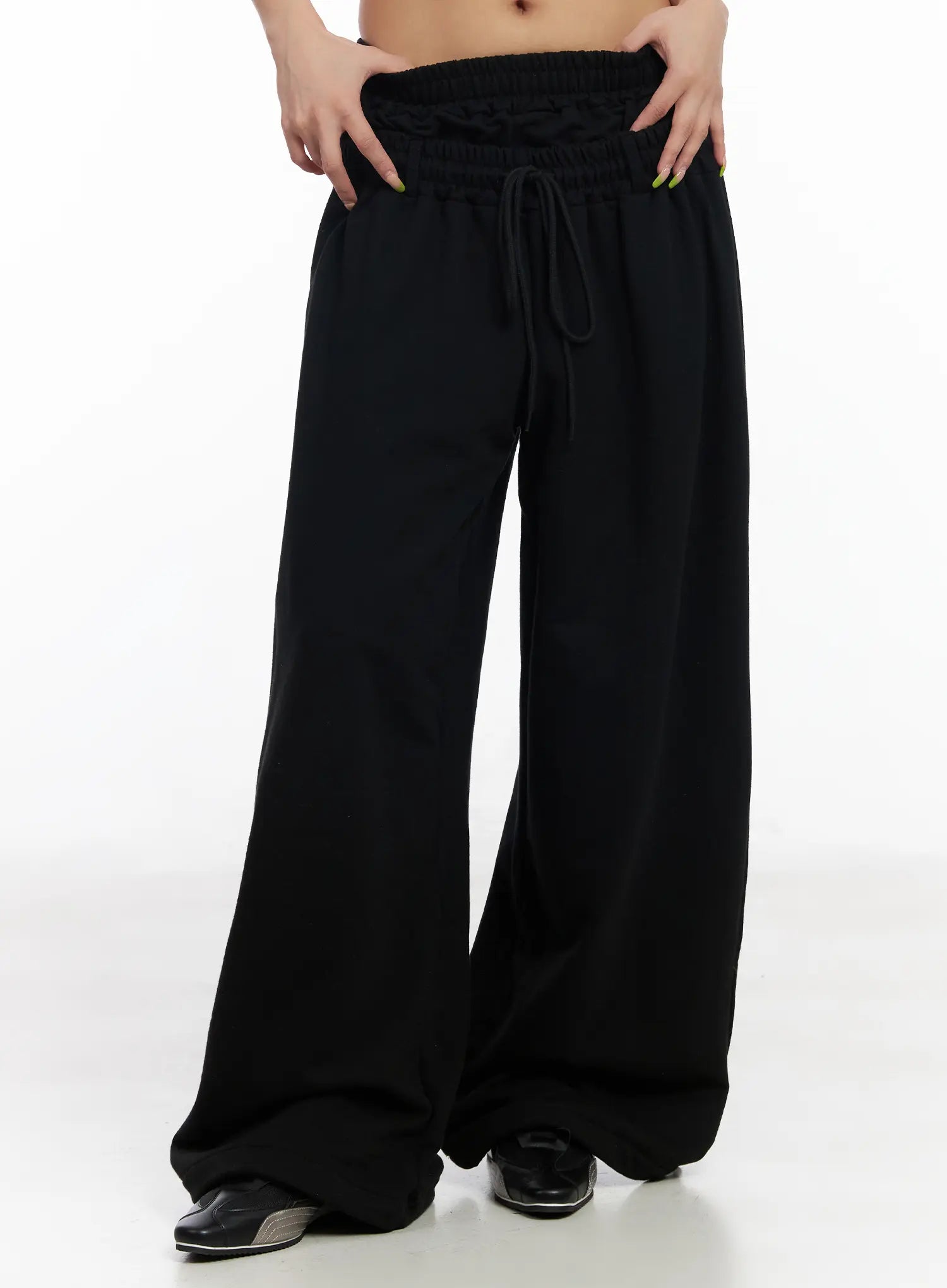 wide-leg-sweatpants-cm525 / Black